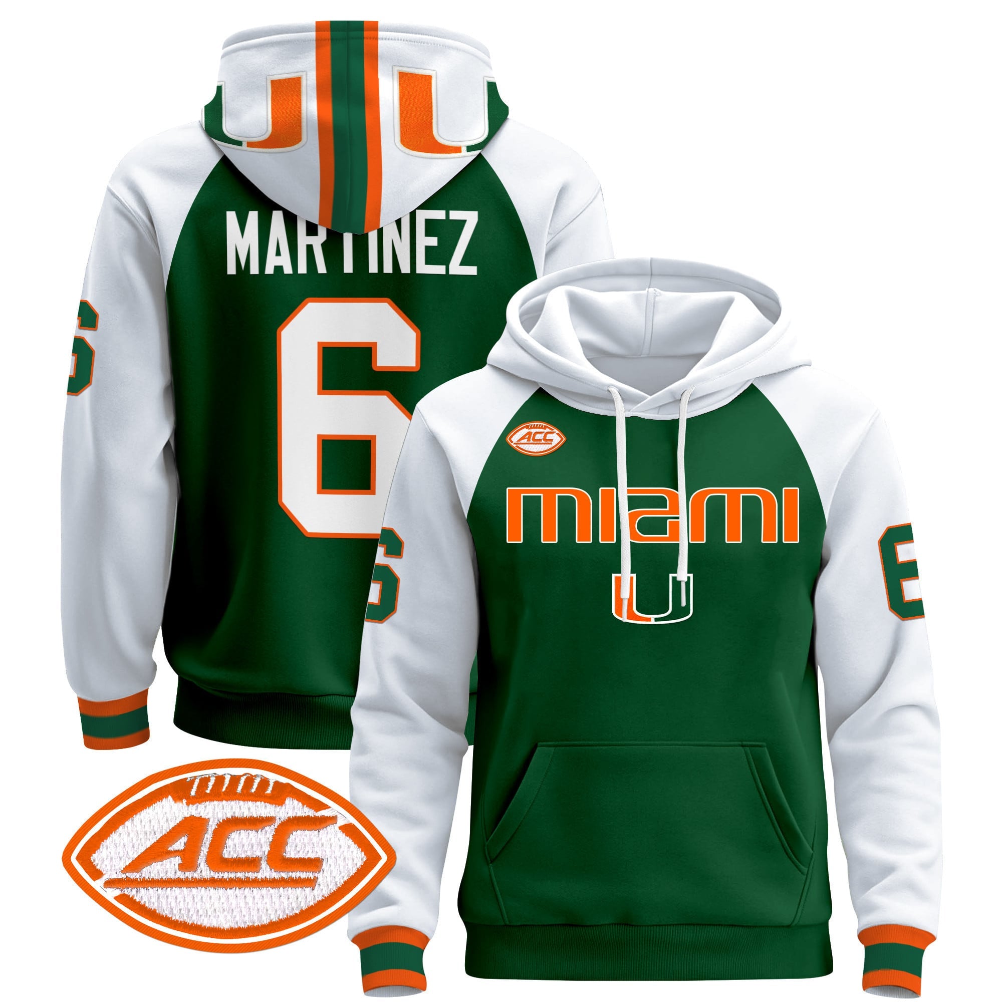 Miami Hurricanes 2024 Pullover Hoodie V3