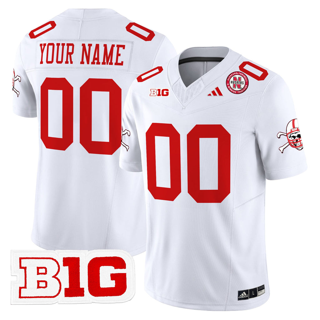 Nebraska Cornhuskers 2024 Vapor Limited Custom Jersey V2 - All Stitched