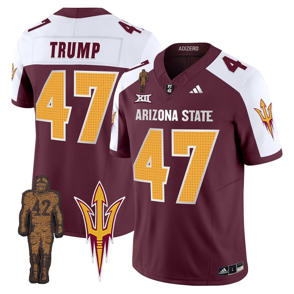 Men's Arizona State Sun Devils 2024 Pat Tillman Honoring Patch Vapor Limited Jersey V2 - All Stitched