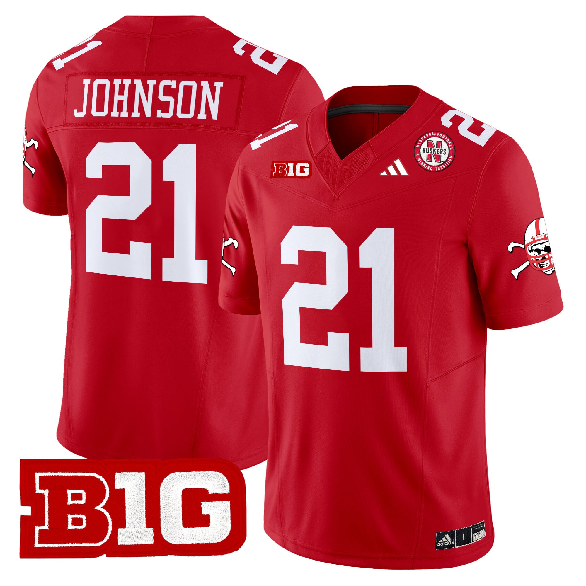 Men's Nebraska Cornhuskers 2025 Vapor Limited Jersey V2 - All Stitched