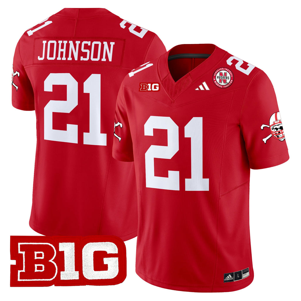 Men's Nebraska Cornhuskers 2024 Vapor Limited Jersey V2 - All Stitched