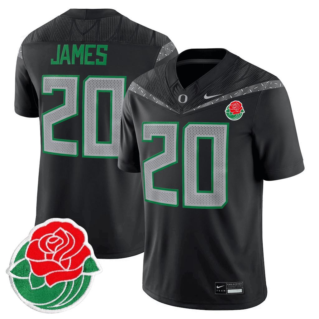 Men's Oregon Ducks Rose Bowl Patch Vapor Limited Jersey - All Stitched