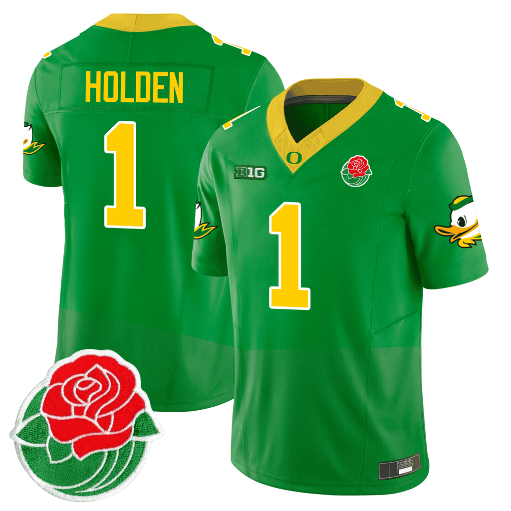 Men's Oregon Ducks Rose Bowl Patch Vapor Limited Jersey - All Stitched
