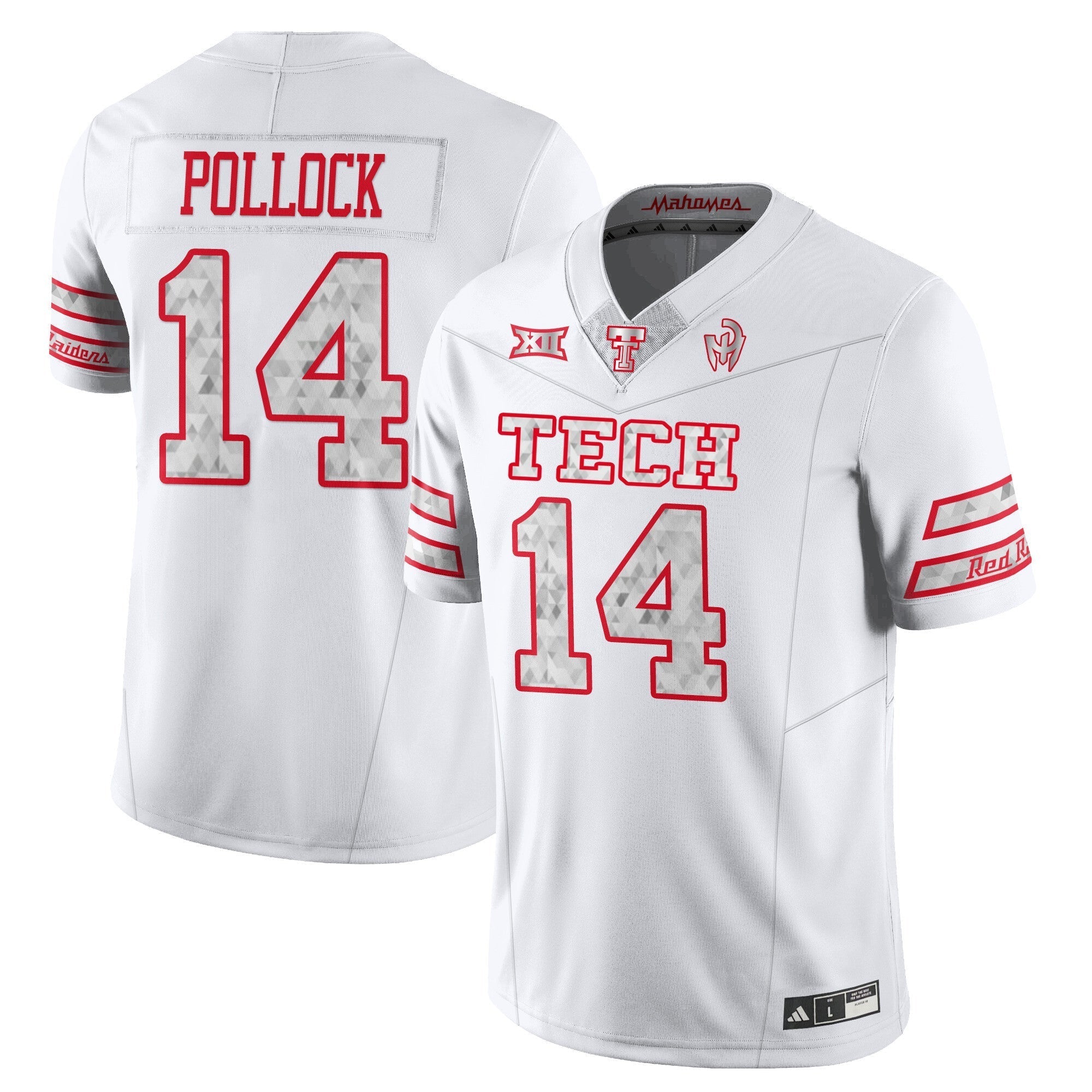 Texas Tech Football ÃÂ¢Ã¢ÂÂ¬ÃÂGalvanICEDÃÂ¢Ã¢ÂÂ¬ÃÂ Jersey - All Stitched