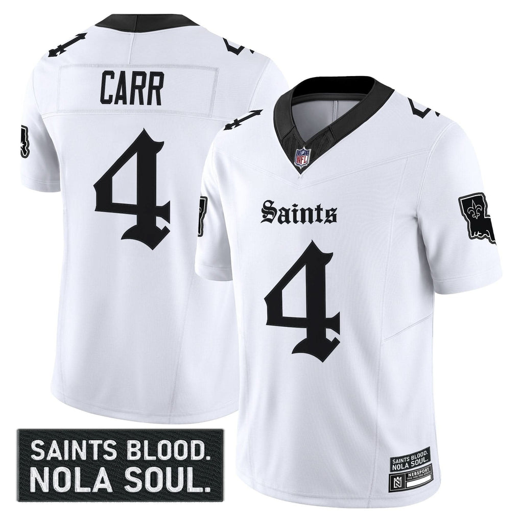 New Orleans Saints 'Gothic Vieux CarrÃÂÃÂ© Edition' Vapor Jersey - All Stitched