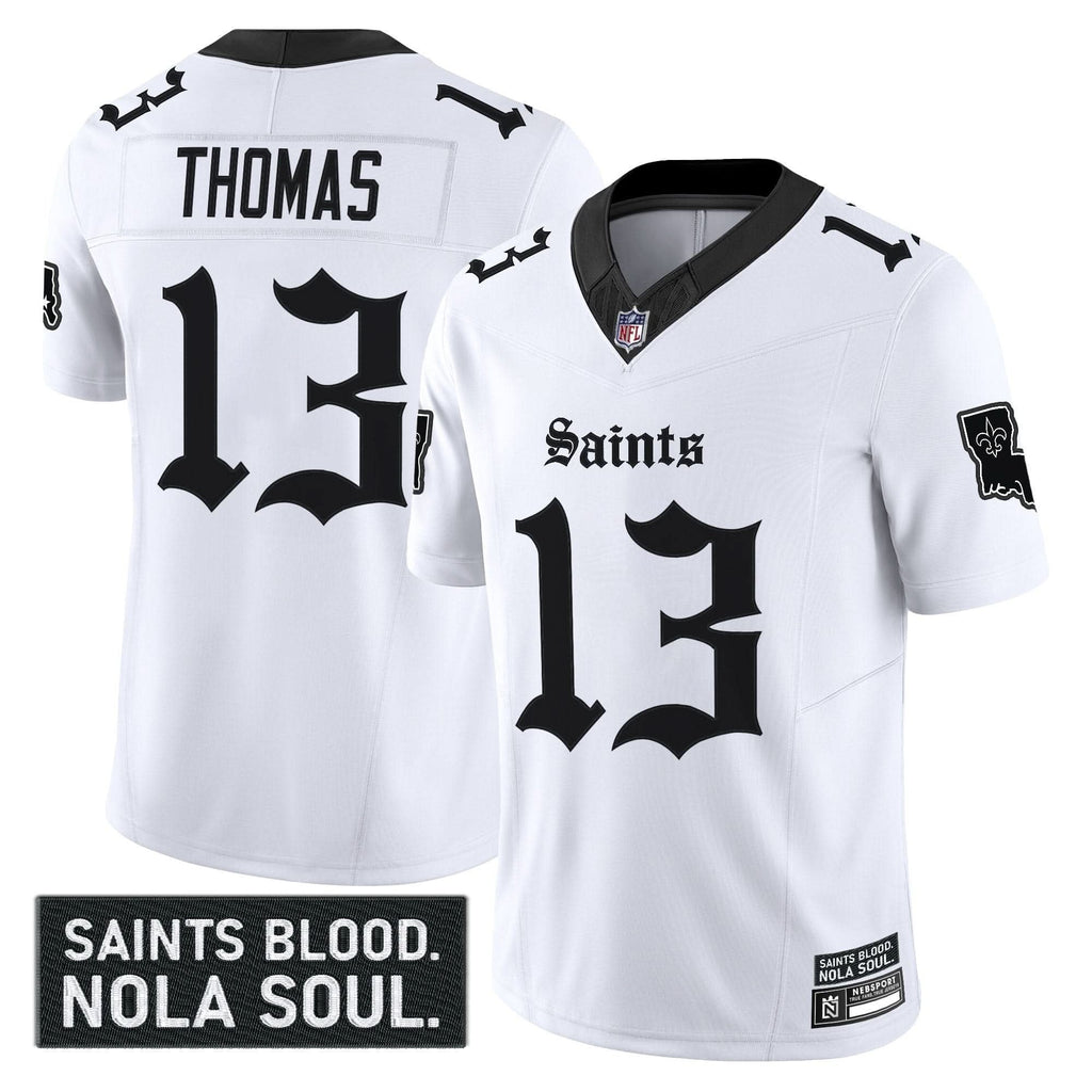 New Orleans Saints 'Gothic Vieux CarrÃÂÃÂ© Edition' Vapor Jersey - All Stitched