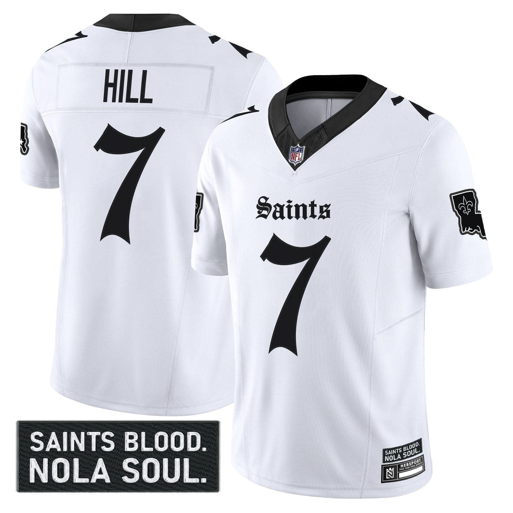 New Orleans Saints 'Gothic Vieux CarrÃÂÃÂ© Edition' Vapor Jersey - All Stitched